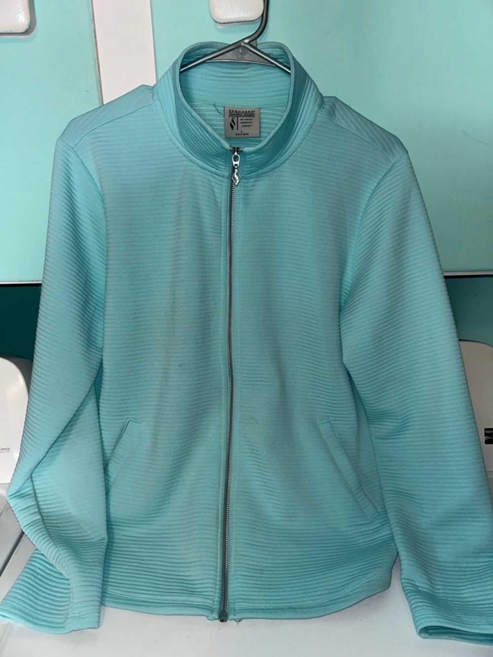 Skechers Light Aqua Zip-Up Jacket